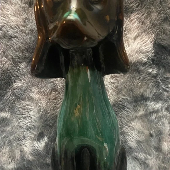 Dog Figure 13.5" Green Black Drip Pet Lovers - Picture 6 of 16